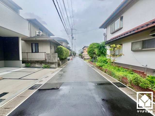 宇治市広野町寺山　1期2号地の前面道路含む現地写真