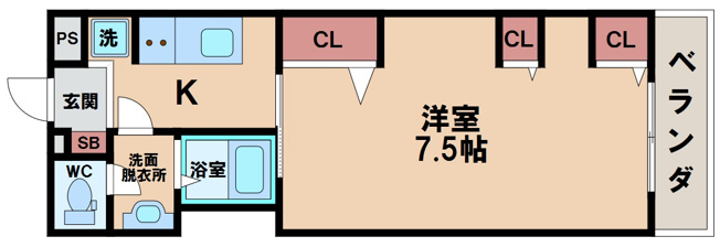 【間取り】 | ノーブル阿倍野