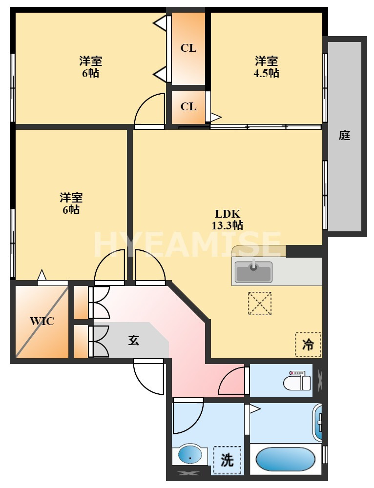 ウィルウィンドの間取り
