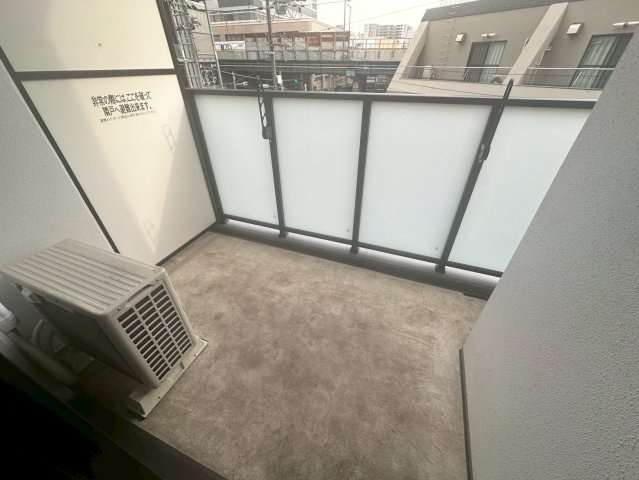 スプランディッド中之島DUEのバルコニー