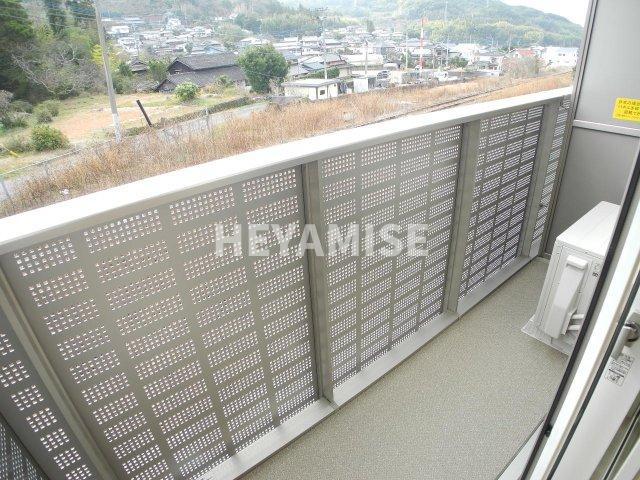 ウィットPSIのバルコニー|※室内画像は別号室のもの