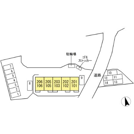 ウィットPSIの区画図