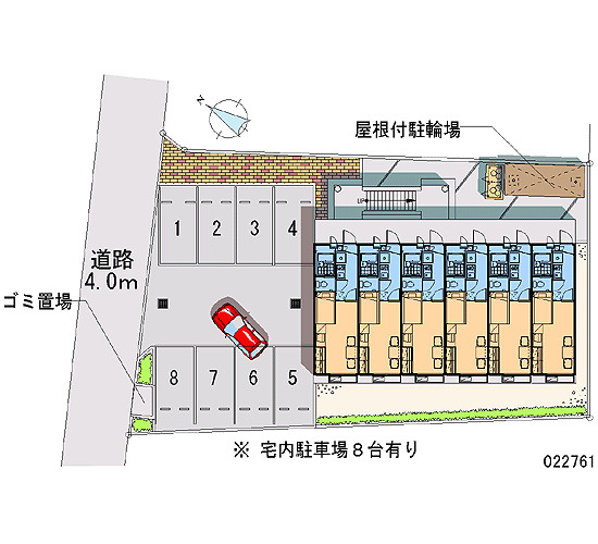 レオパレスさちの駐車場|画像4