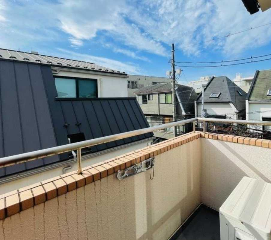 クレール八雲　オートロック　礼金０　最上階のバルコニー