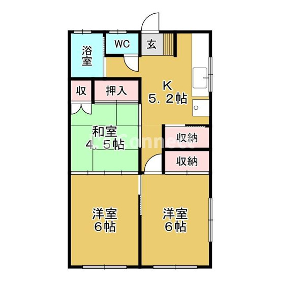 【間取り】 | コーポ元倉