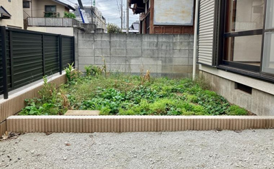 【庭】 | 上小町戸建 | 簡単な家庭菜園も楽しめるお庭です