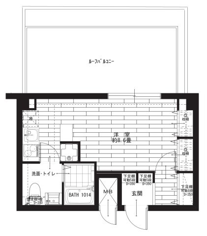 ライオンズプラザ南太田の間取り