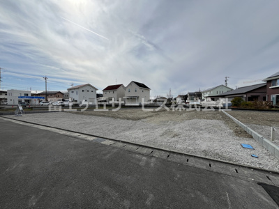 【外観】 | 榛原郡吉田町住吉 6期 新築一戸建て 2号棟 | 現在建築中の外観画像です。ご内覧は同じメーカーの完成物件へご案内いたしますので、いつでもご相談ください！