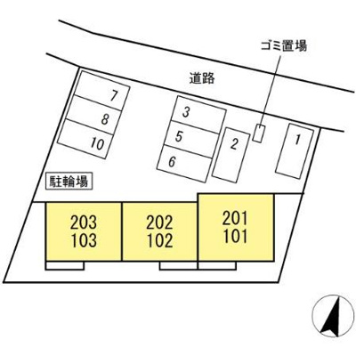 【区画図】 | ブランポルテ | 区画図です