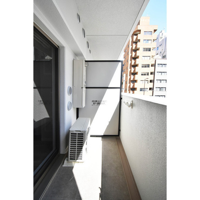 プランドール北浜のバルコニー