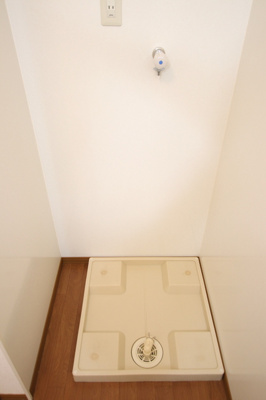 室内洗濯機置き場♪