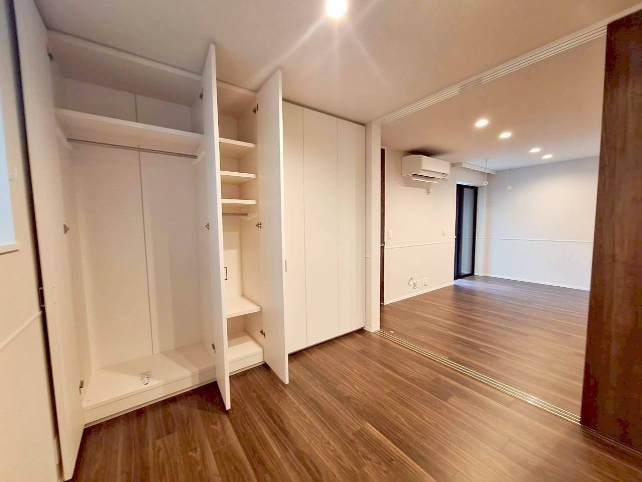 シャンベール若宮の収納|収納豊富な間取りです