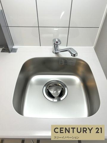 大阪市大正区千島１丁目の賃貸マンションのキッチン|シンク！