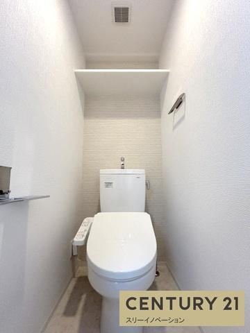 大阪市大正区千島１丁目の賃貸マンションのトイレ|★もちろんセパレート★