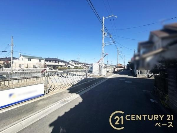 ファーストタウン目安北 ２号棟 ／新築一戸建の前面道路含む現地写真|■現地撮影写真■落ち着いた雰囲気の住宅地内です！