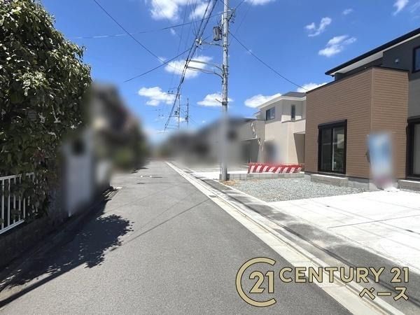 ファーストタウン目安北 ２号棟 ／新築一戸建の前面道路含む現地写真|■現地撮影写真■落ち着いた雰囲気の住宅地内です！