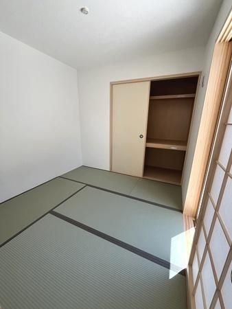 ファーストタウン目安北 ２号棟 ／新築一戸建の和室|■現地撮影写真■ほっこり落ち着ける和室！客間としてもご利用いただけます！