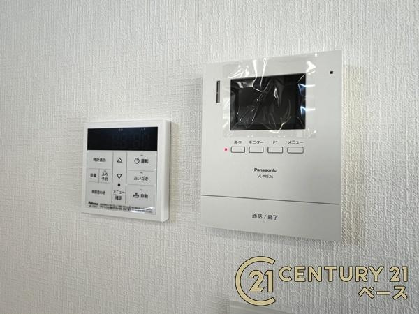 ファーストタウン目安北 ２号棟 ／新築一戸建の内装|■現地撮影写真■ＴＶモニター付きインターホンで防犯対策もバッチリ！来客も一目でわかり安心です！