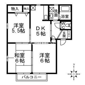 フォーブルリッチBの間取り