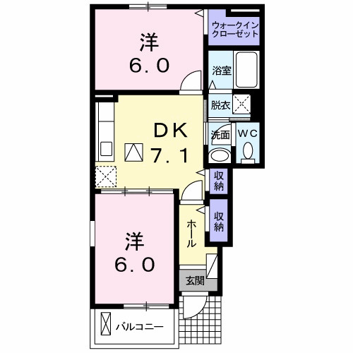 【間取り】 | クレセント　Ⅰ