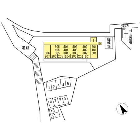 バーチェの区画図