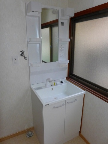 竹田借家の洗面所