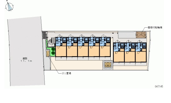レオパレスレストの区画図