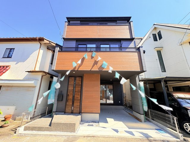 【外観】 | 新座市栗原5丁目　新築一戸建住宅　全1棟　(保谷店) | 2026年7月撮影/西武池袋線「ひばりヶ丘」駅徒歩9分の好立地。商業施設が近くお買い物便利な環境に4LDKの住まいが誕生！
