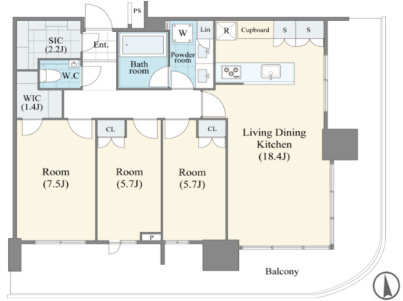 Sun Village T棟 28階