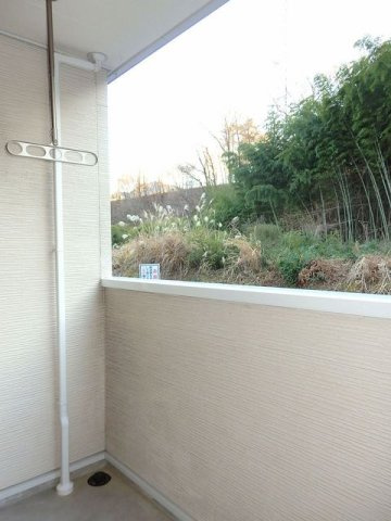 グレイスＢ棟のバルコニー|バルコニー付きです