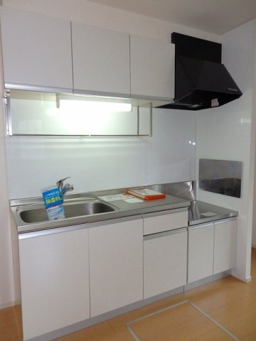 グレイスＢ棟のキッチン|きれいなキッチンです