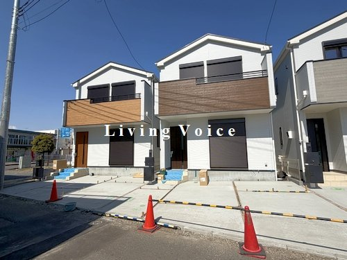 【外観】 | 【仲介手数料０円】相模原市中央区上溝7丁目1期　新築一戸建て　全3棟 | 全体【仲介手数料０円】相模原市中央区上溝7丁目1期　新築一戸建て　全3棟