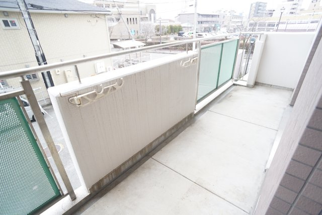 リジェール宝塚のバルコニー