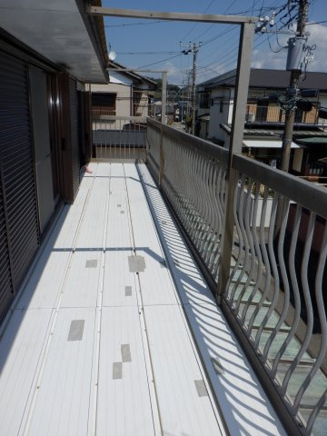 原岡２階建てのバルコニー