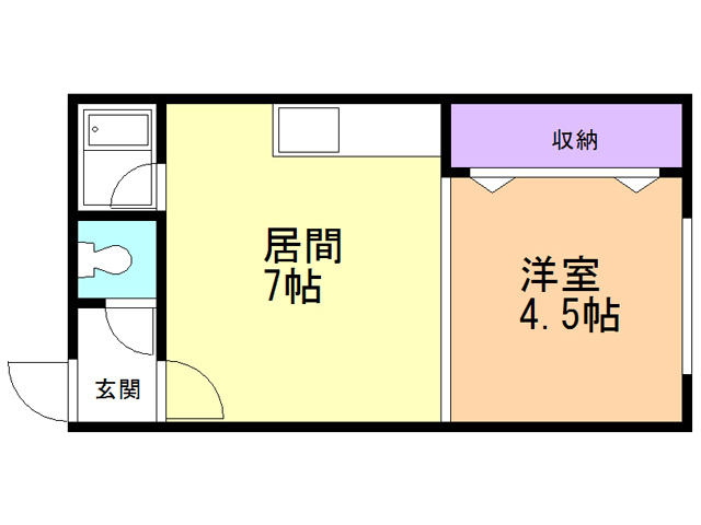 ハイツＴの間取り