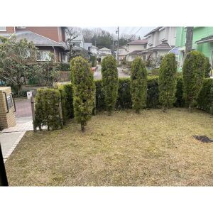 春日井市中央台　一戸建ての庭