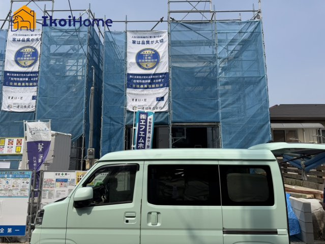 神戸市西区糀台4丁目　2号棟　新築戸建の外観|糀台に新築2棟！完成予定です！西神南中央駅徒歩11分！閑静な住宅街で子育て環境も良好です♪