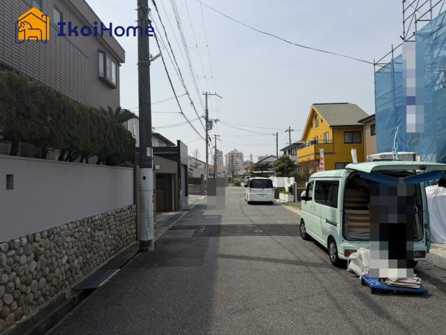 神戸市西区糀台4丁目　2号棟　新築戸建の前面道路含む現地写真|【ホームページに現地動画掲載中】●年中無休：当日予約可●平日や夜間もご案内可能。臨機応変に対応します