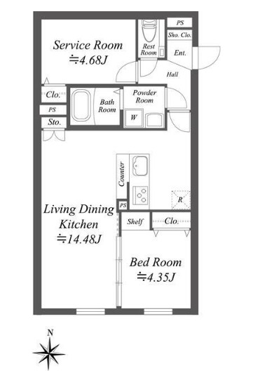 ＳＯＬＡＳＩＡ　ｒｅｓｉｄｅｎｃｅ世田谷代田の間取り