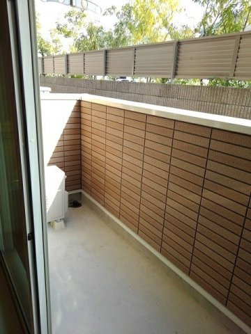 クラール南庄町　Ｄのバルコニー