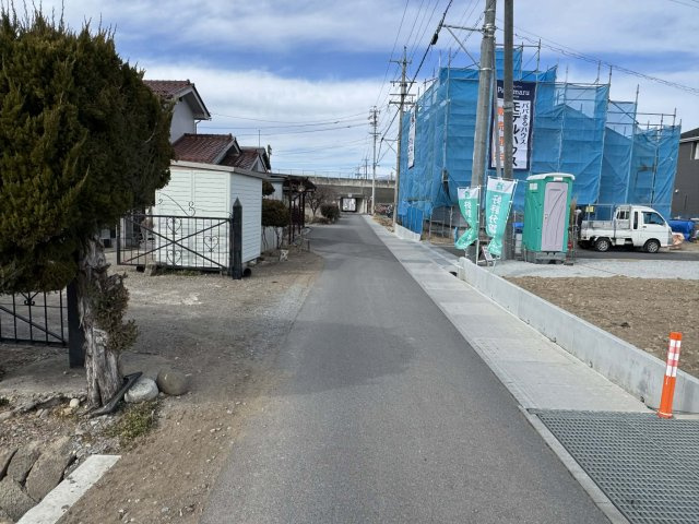 佐久市中込第３の前面道路含む現地写真|仕様のご確認やローンのご相談は＜Tel 026-477-7419＞まで♪