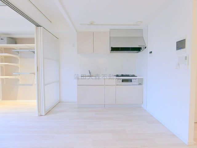 レジデンス新蒲田スクエアの玄関