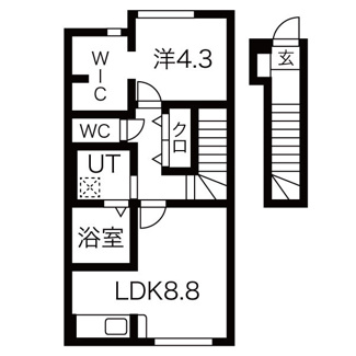 【間取り】 | M&T神町北I