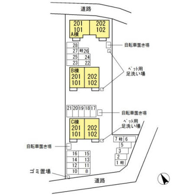 【区画図】 | サンハイム青葉 Ｃ棟