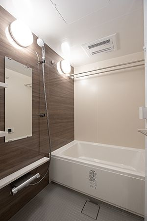 アビティグランデ砧　（Ｃ棟）の浴室|■追焚＆浴室暖房乾燥機能付きのオートバス♪