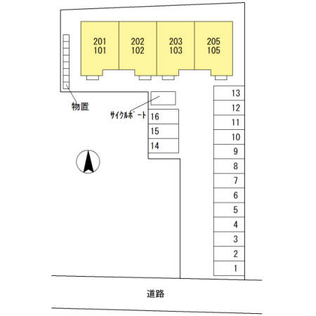 プレミアＡⅢの区画図