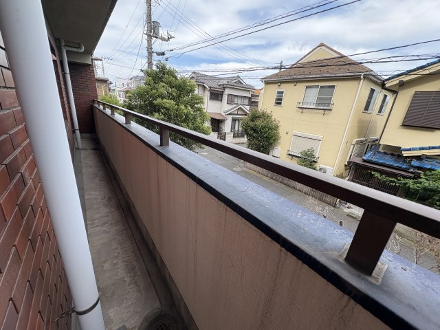 潮ハイツのバルコニー