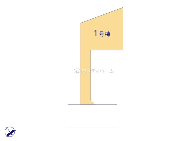春日部市豊野町1丁目　新築一戸建ての区画図