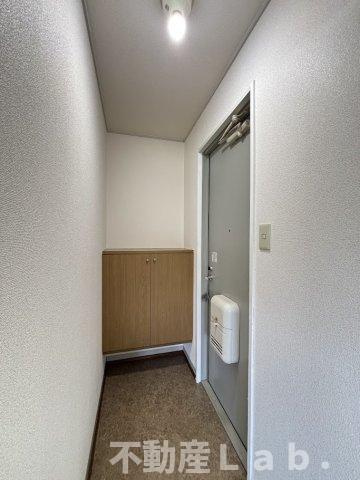 パークヒル　A棟の玄関