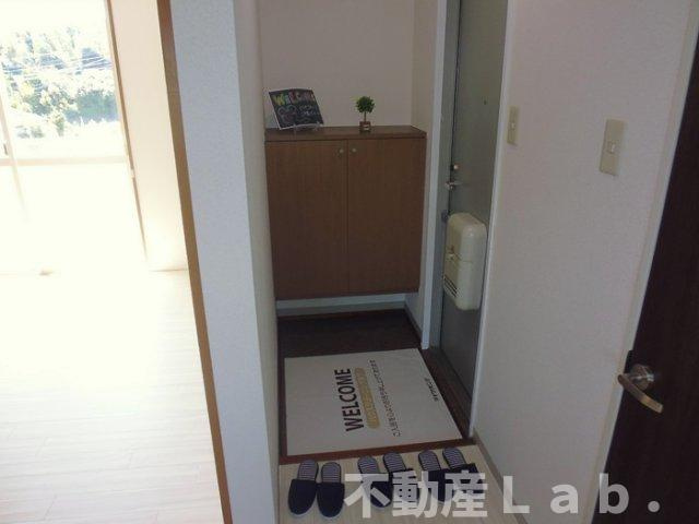 パークヒル　A棟の玄関